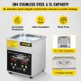 VEVOR 2L Ultrasonic Cleaner Cleaning Machine For Jewelry Stainless Steel