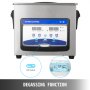 VEVOR Ultrasonic Cleaner 3.2L Jewelry Cleaning Ultrasonic Machine Digital Ultrasonic Parts Cleaner Heater Timer Jewelry Cleaning Kit Industrial Sonic Cleaner for Jewelry Watch Ring Dental Glass
