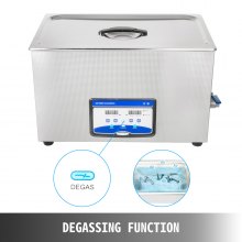 VEVOR Ultrasonic Cleaner 30L Jewelry Cleaner Ultrasonic Cleaning Machine Digital Ultrasonic Parts Cleaner Heater Timer Jewelry Cleaning Kit Industrial Sonic Cleaner for Jewelry Watch Ring Dental Glass