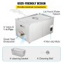 VEVOR Ultrasonic Cleaner 30L Ultrasonic Cleaning Machine Jewelry Glasses