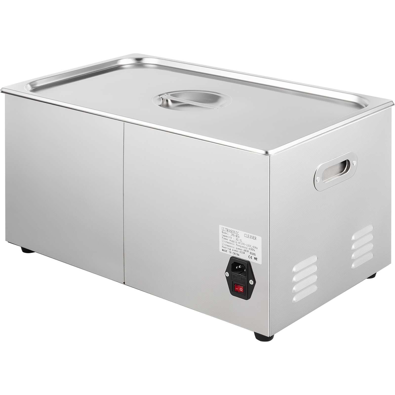 VEVOR Ultrasone reiniger 30L Ultrasone reinigingsmachine Sieradenbril