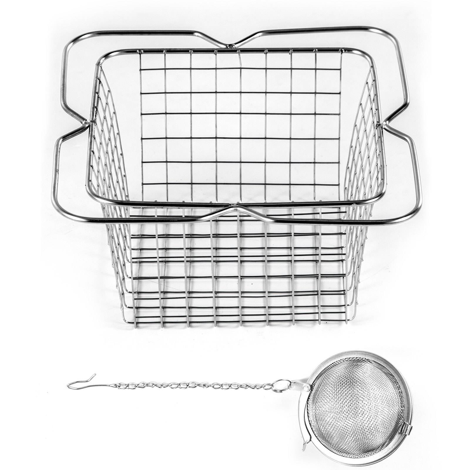 VEVOR 2L tankcapaciteit Digitale ultrasone reiniger 40 kHz ultrasone reiniger Roestvrijstalen sieradenreiniging 20-80 ℃ Ultrasoon ultrasoon reinigingsapparaat 220V brilreinigingsapparaat met verwarmingstimer