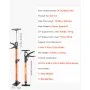 VEVOR plafondsteun met één hand, 2-pack, telescopische stalen steun van 53-155 cm, montagesteun met een capaciteit tot 70 kg voor het installeren van kasten, het optillen van gipsplaten en vrachtpalen