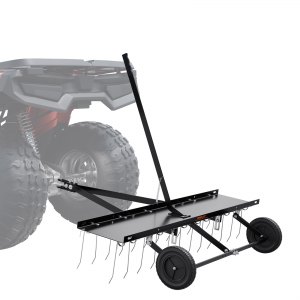 Beluchter 1275x980x885 mm, gazonbeluchter met universele koppeling, aanhangerbeluchter met ijzeren spikes, zitmaaier voor tuinen, gazons en boerderijen | NL