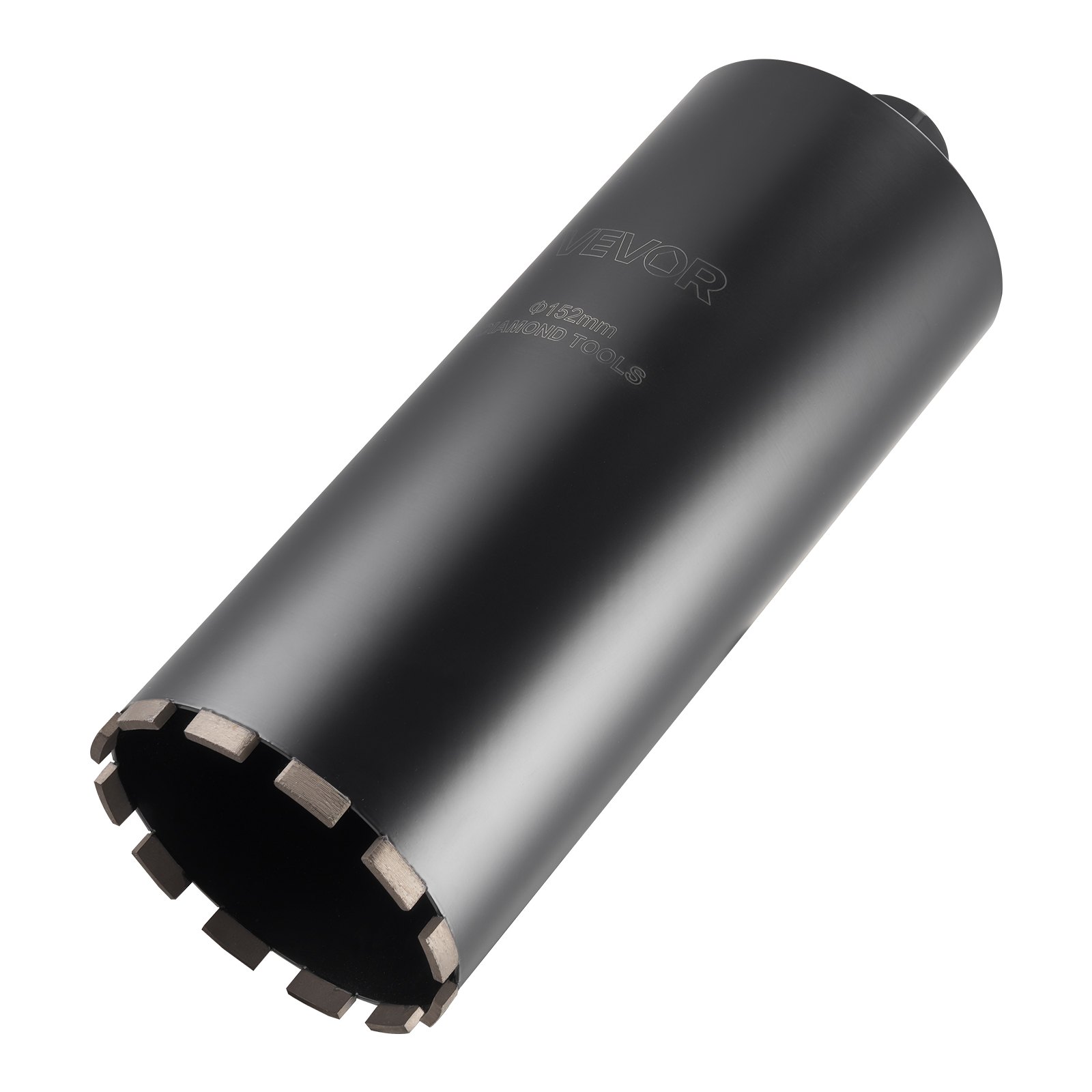 VEVOR Kernboorbitset, 6-delig, φ 25,4 / 50,8 / 76,2 / 101,6 / 127,0 / 152,4 mm, boordiepte 356 mm, 1-1/4 inch-7 binnendraad, natte diamantkernboor voor gewapend beton, baksteen en metselwerk