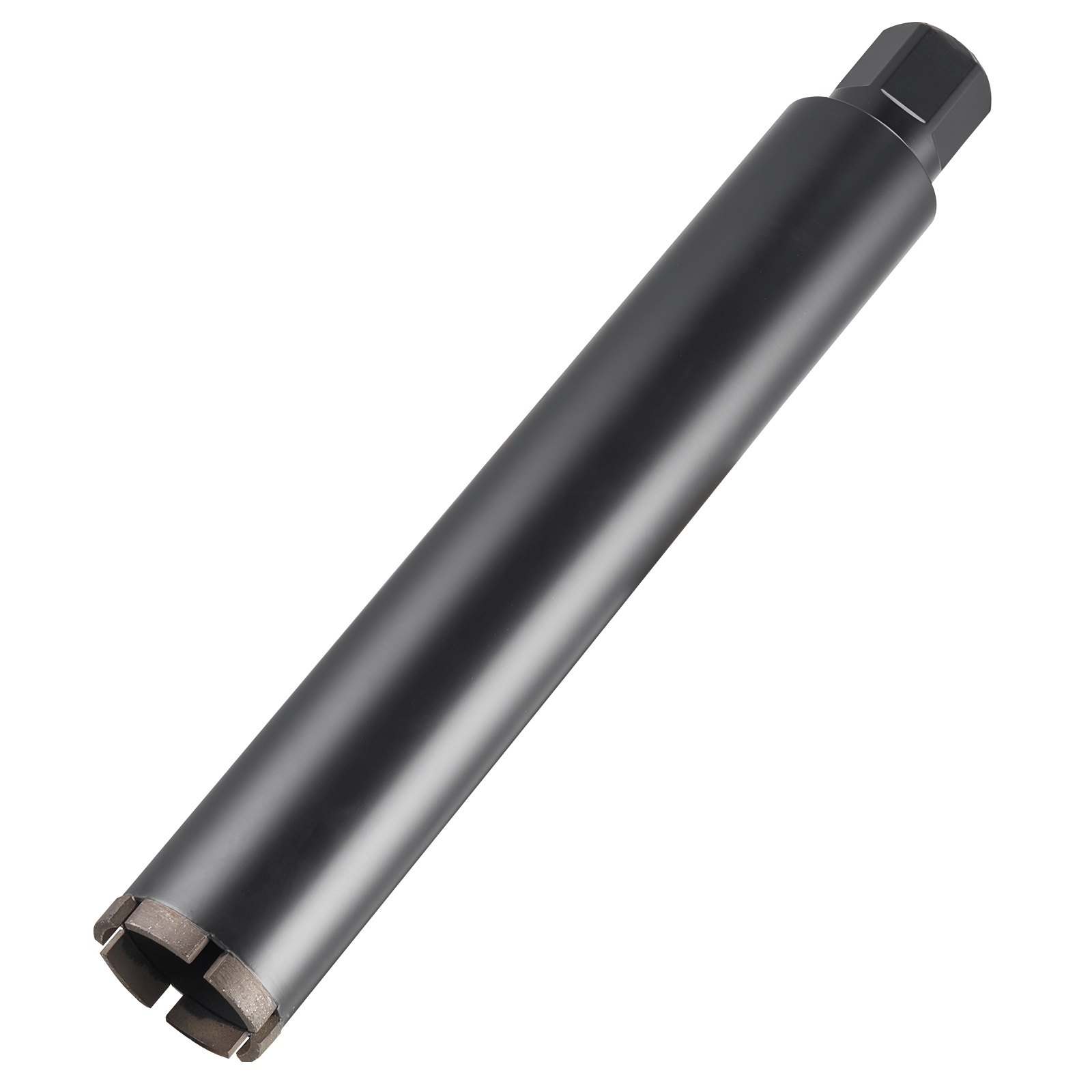 VEVOR kernboor, 63,5 mm diameter, 356 mm boordiepte, 1-1/4 inch-7 binnendraad, zeer nauwkeurige lastechnologie, natte diamantkernboor voor gewapend beton, baksteen en metselwerk.