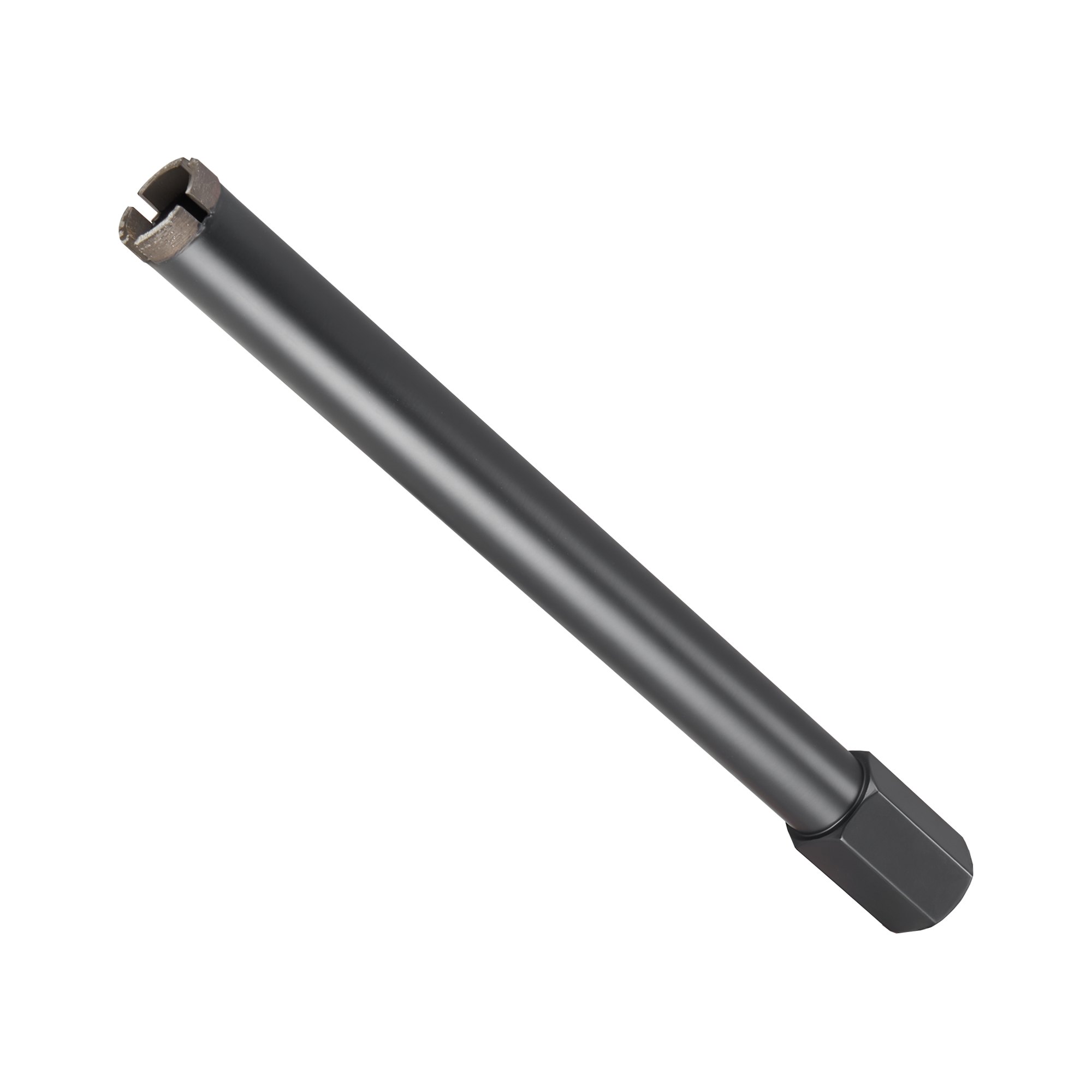 VEVOR Core Drill Bit, 38 mm Diameter, 356 mm Drilling Depth, 1-1/4 in-7 Internal Thread, High-Precision Welding Technology, Wet Diamond Core Bit for Reinforced Concrete, Red Bricks, and Masonry