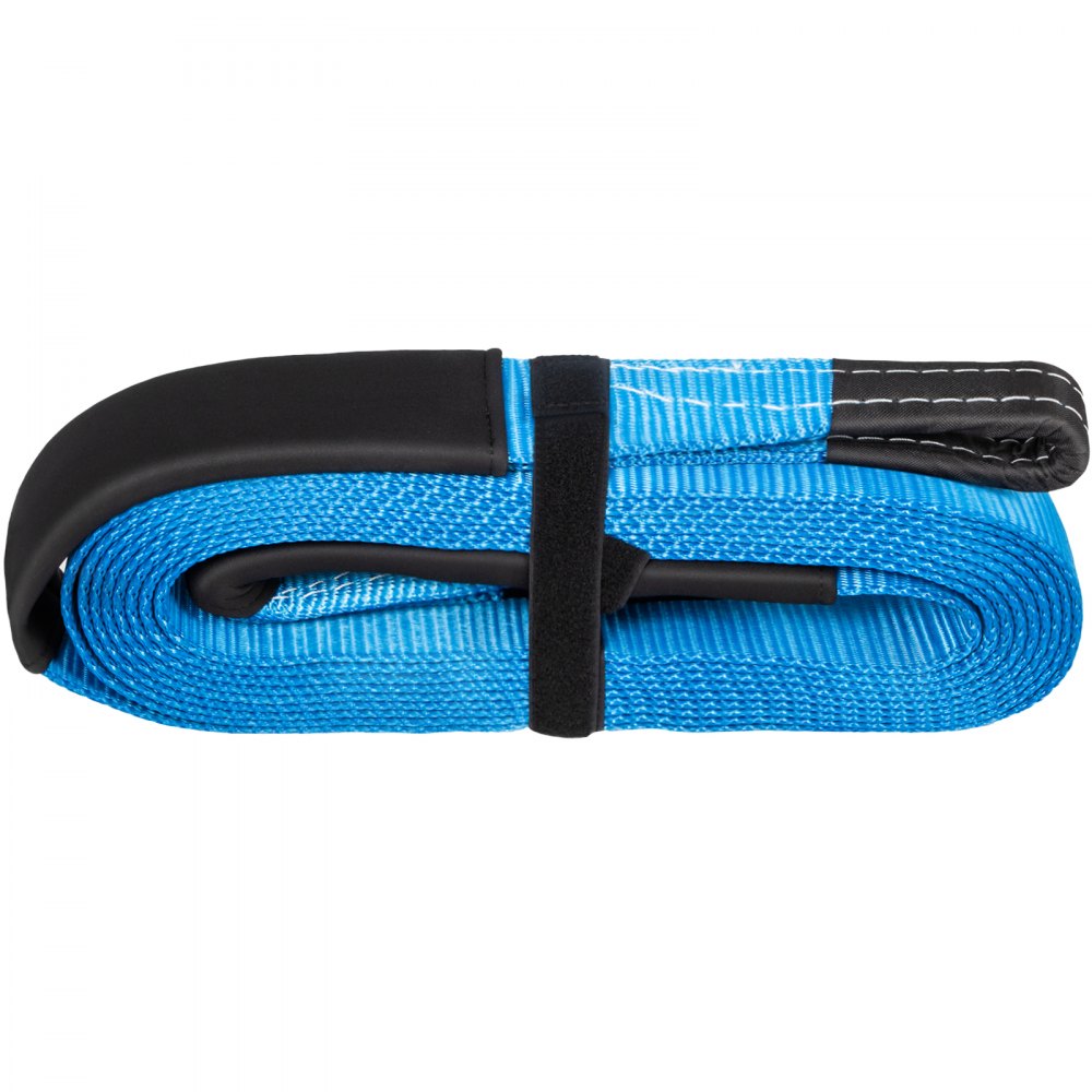 Vevor Auto Sleepkabel Haken Auto Trekband 76 Mmx9 M Heavy Duty Sleepkabel 14,1kg