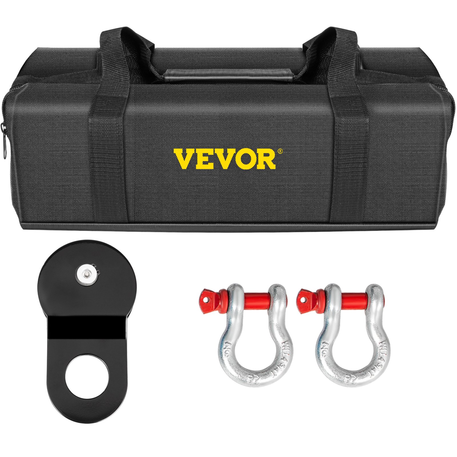 Vevor Auto Sleepkabel Haken Auto Trekband 76 Mmx9 M Heavy Duty Sleepkabel 14,1kg