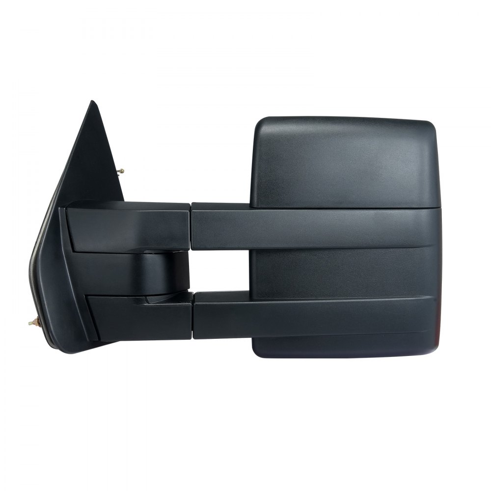 VEVOR Towing Mirrors, Left & Right Pair Set for 2004-2014 Ford F150, Power Heated with Signal Light & Puddle Light, Plane & Convex Glass, Manual Controlling Telescoping Folding, Heating Defrost, Black