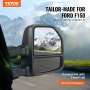 VEVOR towing mirrors ford f150 for 2015-2018 models with scenic mountain reflection.