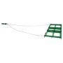 VEVOR Drag Harrow, 4 ft Heavy Duty Tow Behind Drag Harrow with Adjustable Bars & 72 in Chain, Driveway Grader Landscape Rake for ATV, UTV, Tractor, Mower Tow Behind Yard Lawn Leveling Tool