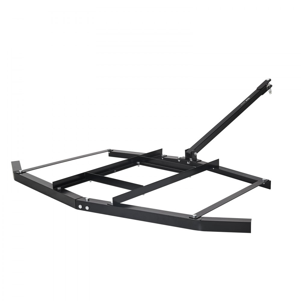 VEVOR getrokken eg, 167,6 cm breed, Q235 stalen weideeg met verstelbare stangen en penkoppeling, draagvermogen tot 22,7 kg, weideeg voor ATV's, UTV's, tuin- en zitmaaiers