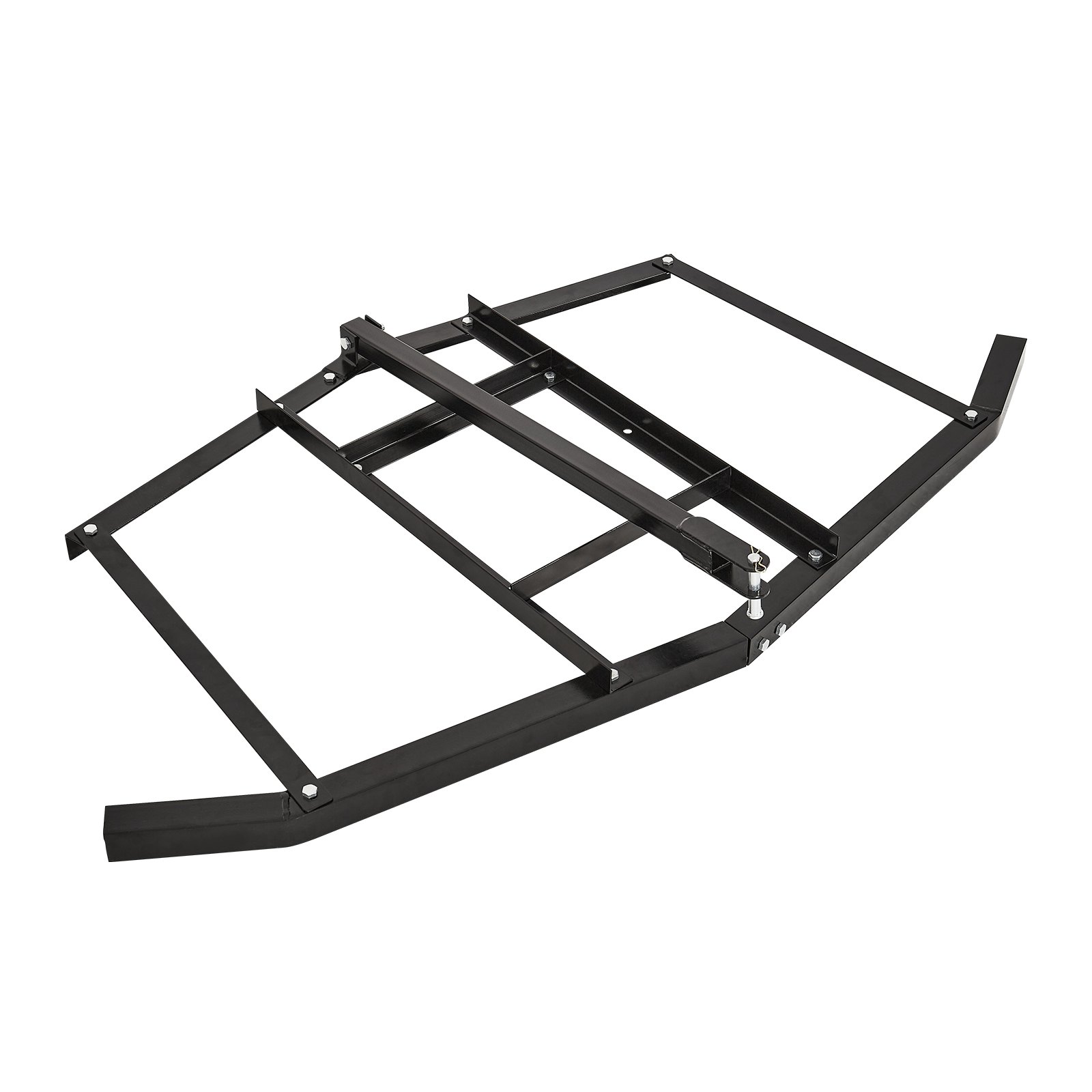 VEVOR getrokken eg, 167,6 cm breed, Q235 stalen weideeg met verstelbare stangen en penkoppeling, draagvermogen tot 22,7 kg, weideeg voor ATV's, UTV's, tuin- en zitmaaiers