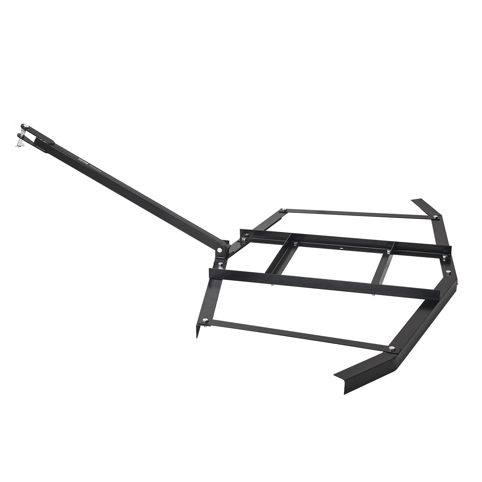VEVOR getrokken eg, 167,6 cm breed, Q235 stalen weideeg met verstelbare stangen en penkoppeling, draagvermogen tot 22,7 kg, weideeg voor ATV's, UTV's, tuin- en zitmaaiers