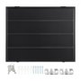 VEVOR Sportkaarten Display Case in 36 Verschillende Designs, 77,5x61,7x5,5cm Presentatie Frame met 98% UV-bescherming PC Glas Afsluitbare Wandkast voor Voetbal Basketbal Hockey Verzamelkaarten
