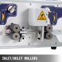 VEVOR Automatische Computergestuurde Draadstripmachine 300W, Kabelknipmachine 1-100.000mm, 230V Draadbuigmachine Max. Kanaaldiameter 10mm, Kabelschilmachine met LCD-scherm en Richter