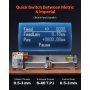 VEVOR Metaaldraaibank 22x100cm Tafeldraaibank 1250W Automatische Voeding
