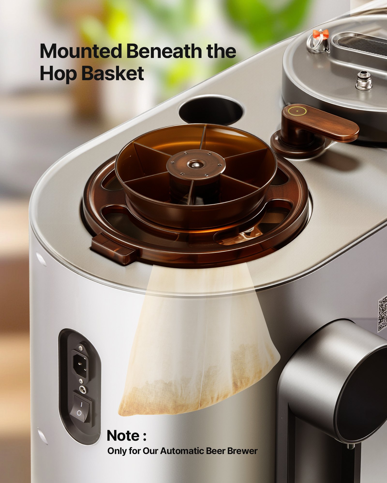 VEVOR filterzakken (2 stuks) van voedselveilig nylon, hopzakken (10 stuks) van een natuurlijke katoen-linnenmix, uitsluitend voor ons automatische bierbrouwsysteem, herbruikbaar.