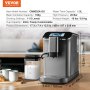 VEVOR volautomatische espressomachine 20 bar melkopschuimer watertank