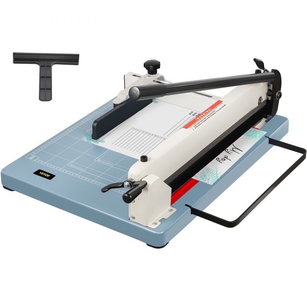 VEVOR Industrial Paper Cutter A3 Heavy Duty Paper Cutter 17 Inch Paper Cutter Heavy Duty 500 Sheets Paper Guillotine With Clear Cutting Guide Grids For Offices, Schools, Businesses and Printing Shops