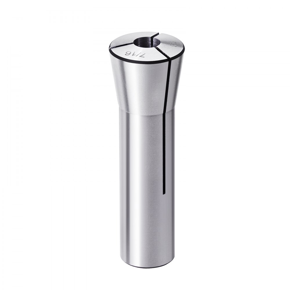 VEVOR 13-delige precisie R8 spantangset, 1/8-7/8 inch (3,2-22,2 mm), koolstofstalen spantanghouder 30 μm TIR voor freesmachines, boormachines, boormachines en bewerkingscentra
