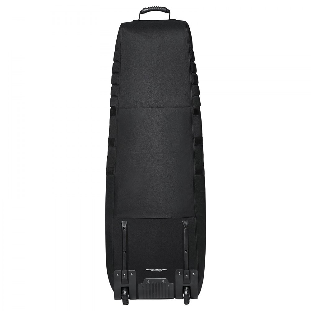 VEVOR Golfreistas, draagbare golfreistas, slijtvast, waterdicht, gevoerde tas van 1000D nylon, opbergtas voor golfclubs voor in het vliegtuig, zwart