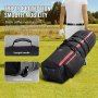 VEVOR Golf Club Travel Bag Golf Luggage Case Cover with Wheels 1800D Oxford