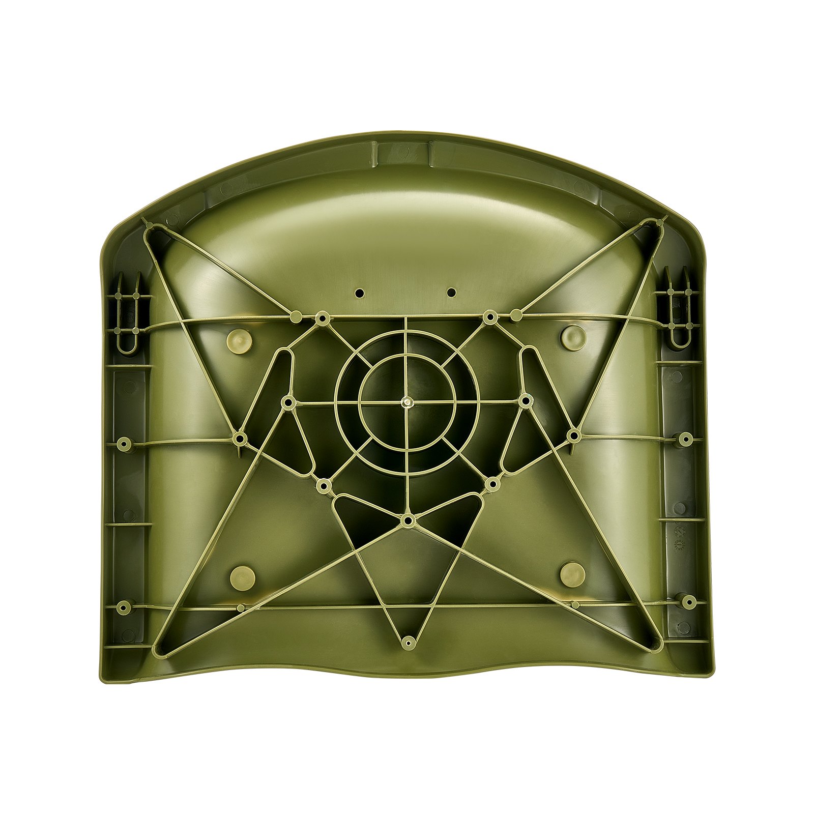 VEVOR Boat Seat, Low Backrest, Folding Fishing Boat Seat with Thickened Sponge Cushion & PU Polyester Fabric, Strong PP Frame, Flip Up Boat Seat for Fishing Boats, Yachts, Ships, Camouflage Color