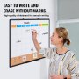 VEVOR 36"x24" Monthly Calendar Whiteboard & Cork Board Combo with Aluminum Frame