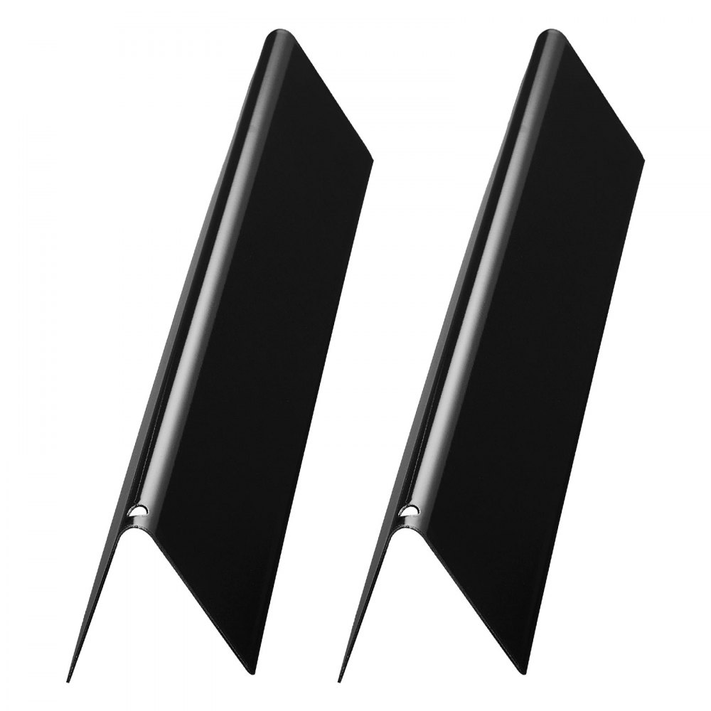 VEVOR 5 Flavorizer Bars Vlamverdeler (geëmailleerd porselein) voor grills (Weber Spirit I & II 300-serie), inclusief Spirit E-310, ll S-310, ll E-320, hitteschild zwart