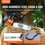 VEVOR Gas Chainsaw, 58CC 20" 3.22HP, Gasoline Powered Chain Saw, Handheld Cordless Petrol Chainsaws for Tree Wood Branch Cutting, Tree Trimming, Land Clearing, Farm Garden Ranch Forest Cutting Use