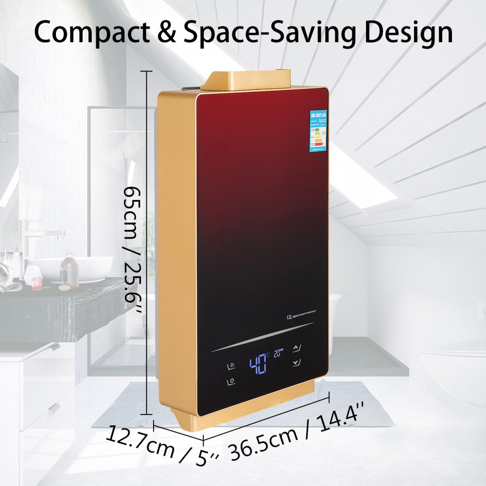 3GPM 12L Tankless LPG Vloeibaar Propaan Gas Huis Instant Boiler Boiler