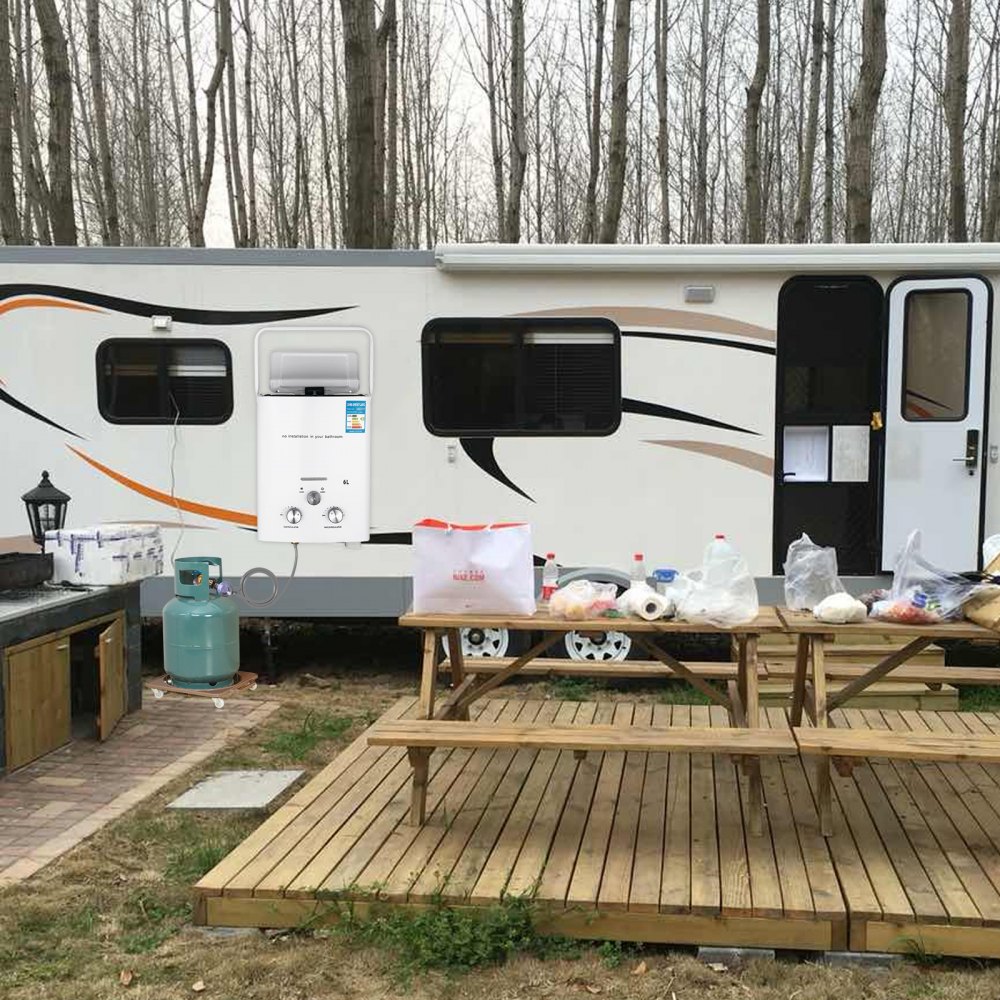 16KW draagbare 6L LPG-boiler zonder tank