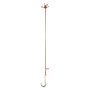VEVOR J-haakketting, 5/16 inch x 6 voet G80 15 inch lange schacht J-haak sleepketting met RTJ clusterhaak en grijphaak, 5400 lbs veilige werklast, zware transportketting voor vrachtwagens voor het slepen van sleepwagens