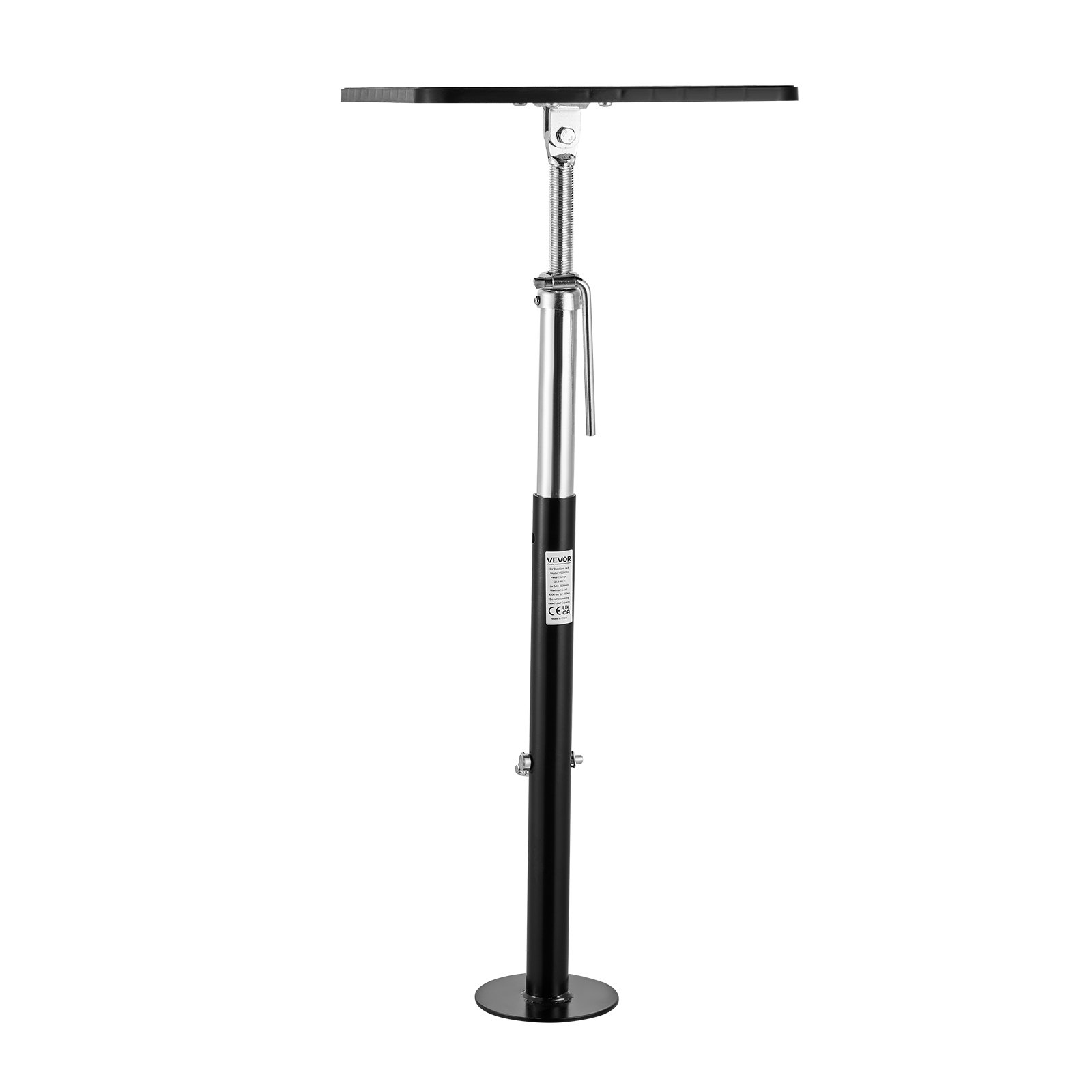 VEVOR RV-verlengstukken, 2 stuks, gepoedercoat stalen steunen voor campers, caravans en motorhomes, draagvermogen tot 453,59 kg, in hoogte verstelbaar 541,02-1219,2 mm, steunpoot