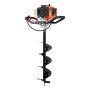 VEVOR Benzine Grondboor 43 cc 2-takt Grondboor 203 mm 2-in-1 Palenboor, voor ijsvissen en tuinieren, koudebestendig, motortoerental van 8500 RPM, robuuste grondboor met boorbits en bladbescherming
