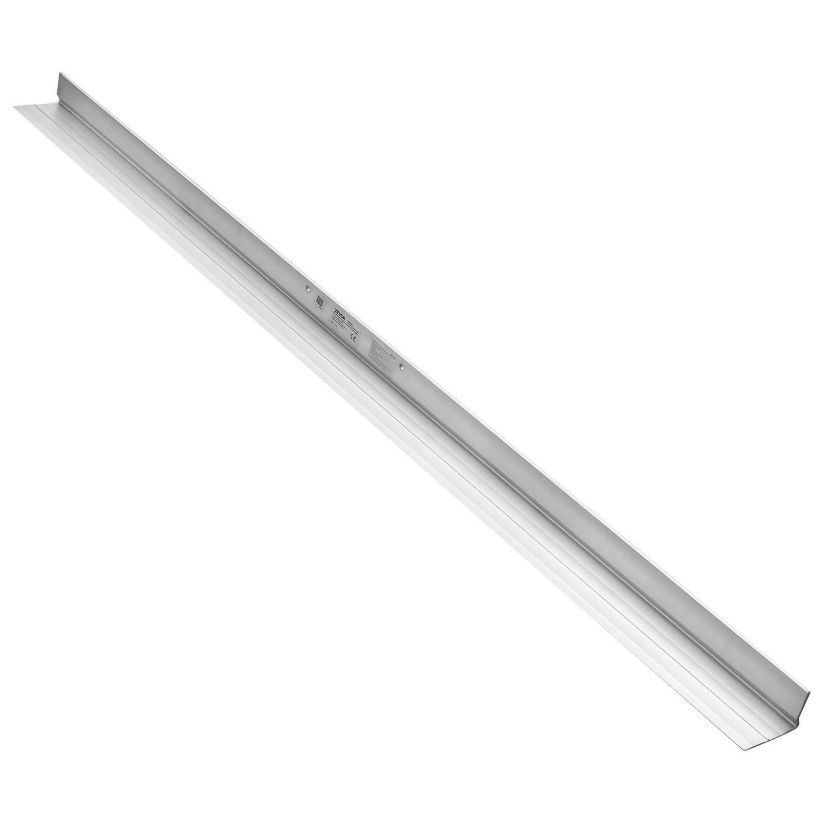 VEVOR 3048mm afstrijkspatel van aluminiumlegering, betonafstrijker, 134mm breed voor een groot oppervlak, vervangingsonderdeel voor betonvibratoren, nivelleergereedschap voor het afstrijken en egaliseren in de wegenbouw en vloernivellering.