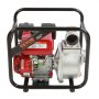 VEVOR Benzinemotor Waterpomp ca. 8 cm, 7 pk, 265 GPM, ca. 43 m opvoerhoogte, 7 m zuigkracht, 4-takt benzine-aangedreven vuilwaterpomp, draagbare hogedruk met slang voor irrigatiezwembad, EPA-gecertificeerd