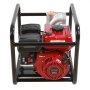 VEVOR Benzinemotor Waterpomp ca. 8 cm, 7 pk, 265 GPM, ca. 43 m opvoerhoogte, 7 m zuigkracht, 4-takt benzine-aangedreven vuilwaterpomp, draagbare hogedruk met slang voor irrigatiezwembad, EPA-gecertificeerd