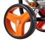 VEVOR benzine hogedrukreiniger, 200 bar, staande terrasreiniger, aluminium pomp met spuitlans, 4 sproeiers, reinigingsmachine voor auto's, hekken, opritten, huizen, terrassen en tuinmeubilair