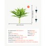 VEVOR Artificial Agave, 28W x 22H 2PCS Fake Agave Plants with Ground Stakes, Sun-Resistant for Home, Garden, Office, Store, Living Room, Porch, Indoor Outdoor Decor, Realistic Texture Faux Plant, Green