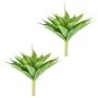 VEVOR Artificial Agave, 28W x 22H 2PCS Fake Agave Plants with Ground Stakes, Sun-Resistant for Home, Garden, Office, Store, Living Room, Porch, Indoor Outdoor Decor, Realistic Texture Faux Plant, Green