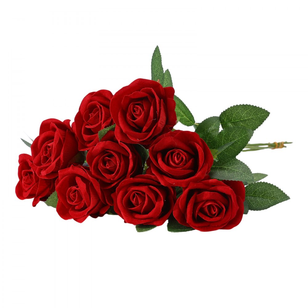 VEVOR Kunstbloemen, Neprozen met Stelen, 120 Bossen, Kunstplant, Rood, Kunstbloemenboeket voor Thuis, Café & Bruiloft Decoratie, Gemaakt van Zijde & Plastic, Onderhoudsvrije Kunstplant, DIY