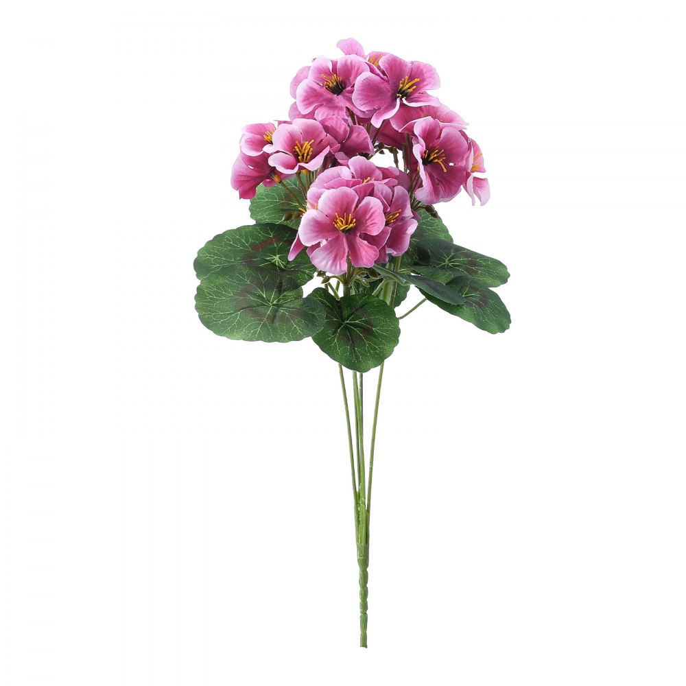 VEVOR Kunstbloemen Nepgeraniums met Stelen 24 Bossen Perzikroze, Kunstbloemenboeket als Decoratie voor Thuis, Kantoor, Bruiloft & Café, Gemaakt van Zijde en Plastic, Onderhoudsvrije Kunstplant