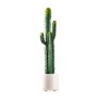 VEVOR 1x Kunstcactus 914 mm hoog, kunstmatige kolomcactus met pot, decoratieve kunstcactus voor thuis, kantoor, tuin en bedrijf, gemaakt van HDPE-materiaal, UV-bescherming, realistische textuur, gemakkelijk schoon te maken