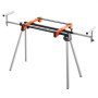 VEVOR Miter Saw Stand 300lbs Load Capacity Steel Collapsible Stand for Miter Saw