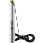 VEVOR Deep Well Submersible Pump, 370W 230V 50Hz, 5.3 m³/h Max Flow 164 ft Max Head, with 9.1 m Electric Cord, Stainless Steel Water Pumps for Industrial Irrigation and Home Use, IP68 Waterproof Grade
