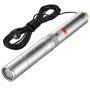 VEVOR Deep Well Submersible Pump, 370W 230V 50Hz, 5.3 m³/h Max Flow 164 ft Max Head, with 9.1 m Electric Cord, Stainless Steel Water Pumps for Industrial Irrigation and Home Use, IP68 Waterproof Grade