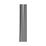 VEVOR Bottom Locking Privacy Slats, Double-Wall Vertical Bottom-Locking Slats with Wings for Chain-Link Fence, High-Density HDPE Chain Link Slats Ideally Fit 6' High Fence for Garden and Farm(Black)